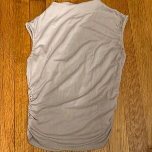 Sleeveless Cream Top